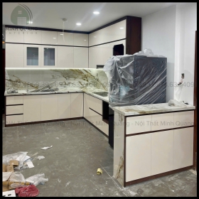 TỦ BẾP KHUNG VINCO - CÁNH PHỦ ACRYLIC AR0022