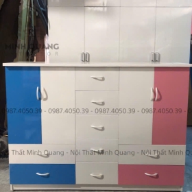 TỦ QUẦN ÁO TRẺ EM NHỰA ĐÀI LOAN TE0017